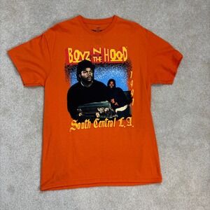 Boyz N The Hood 1991 South Central LA Movie T-Shirt Orange Large